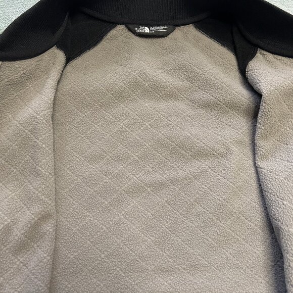 The North Face Jacket Womens Small Quilted Gray Black Full Zip Running Outdoors - Picture 6 of 15